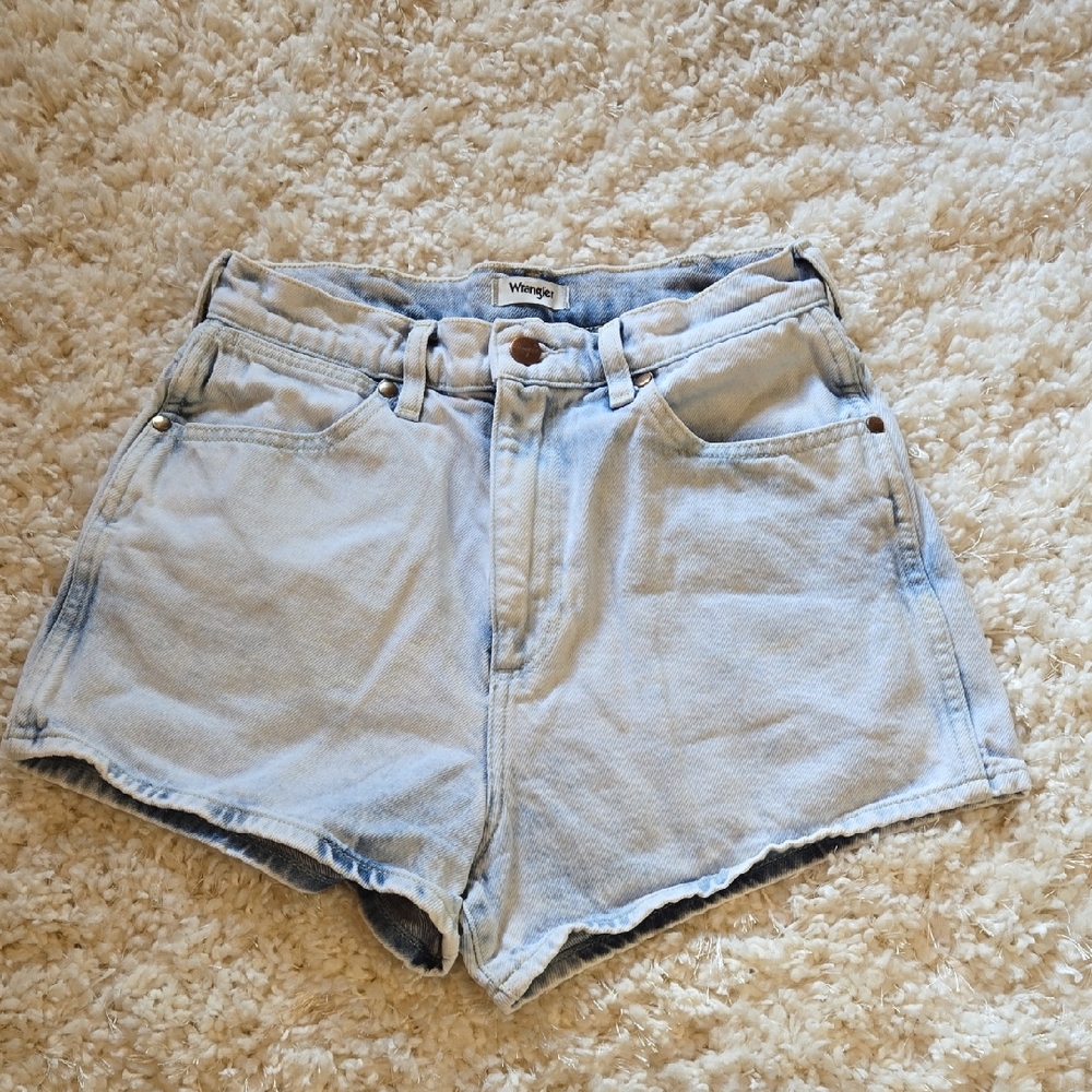 Wrangler Festival Shorts Light Blue  Denim Shorts